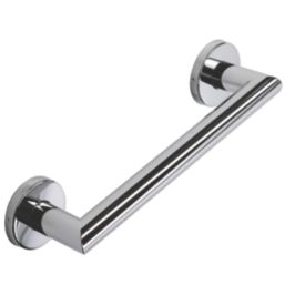 Croydex  Straight Household Grab Bar Chrome 300mm