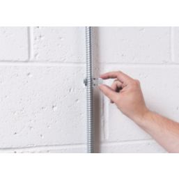 D-Line Safe-D Fire Rated Adjustable Clips 16-21mm² Silver 20 Pack