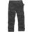 Scruffs Worker 2019 Work Trousers Black 38" W 30" L