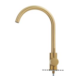 Highlife Bathrooms Blackford Mono Mixer Brushed Brass