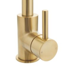 Highlife Bathrooms Blackford Mono Mixer Brushed Brass