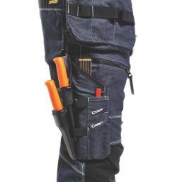 Blaklader  Stretch Denim Trousers Navy/Black 38" W 33" L