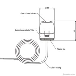 JG Speedfit Actuator Valve 240V