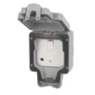 MK  IP66 13A Weatherproof Outdoor Switched Fused Spur & Flex Outlet
