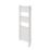 Flomasta 1000mm x 400mm 853BTU Chrome Flat Electric Towel Radiator
