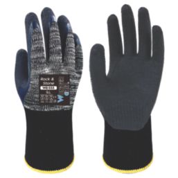 Wonder Grip WG-333 Rock & Stone  General Handling Gloves Grey Large