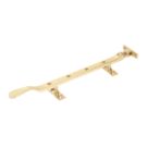 Traditional Casement Stay Polished Brass 254mm