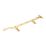 Traditional Casement Stay Polished Brass 254mm