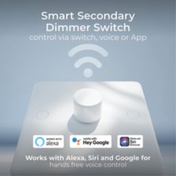 British General BG Smart 1-Gang 2-Way LED Smart Dimmer Switch - Secondary White