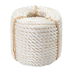 Twisted Rope White 8mm x 20m