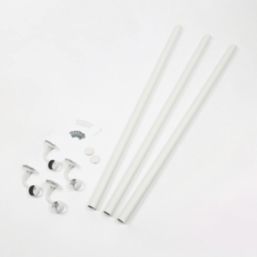 Rothley  Steel Handrail Kit Matt White 3600mm