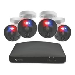 Swann Pro Enforcer SWNVK-890104-EU 2TB HDDGB 8-Channel 4K NVR CCTV Kit & 4 Indoor & Outdoor Cameras