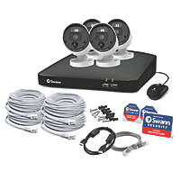 Swann Pro Enforcer SWNVK-890104-EU 2TB HDDGB 8-Channel 4K NVR CCTV Kit & 4 Indoor & Outdoor Cameras