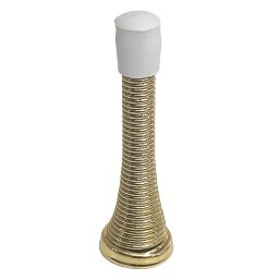 Smith & Locke Cylinder Door Stops 24 x 79mm Polished Brass 3 Pack