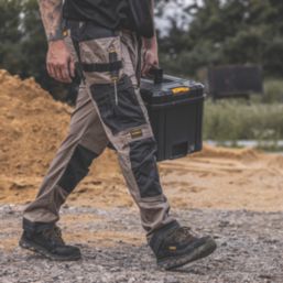 DEWALT Barstow Work Trousers Stone 38" W 31" L