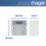 Hager Sollysta WMPB1/46 1-Gang Surface Pattress  Back Box 46mm