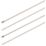 Essentials Stainless Steel Cable Ties Metallic 50cm x 0.46cm 100 Pack