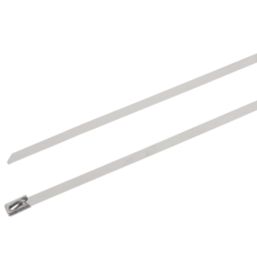 Essentials Stainless Steel Cable Ties Metallic 50cm x 0.46cm 100 Pack