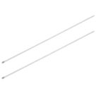 Essentials Stainless Steel Cable Ties Metallic 50cm x 0.46cm 100 Pack