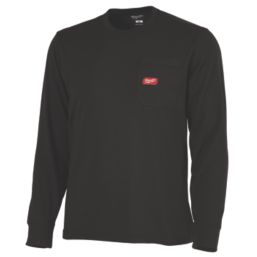 Milwaukee  Long Sleeve T-Shirt Black X Large 46-48" Chest
