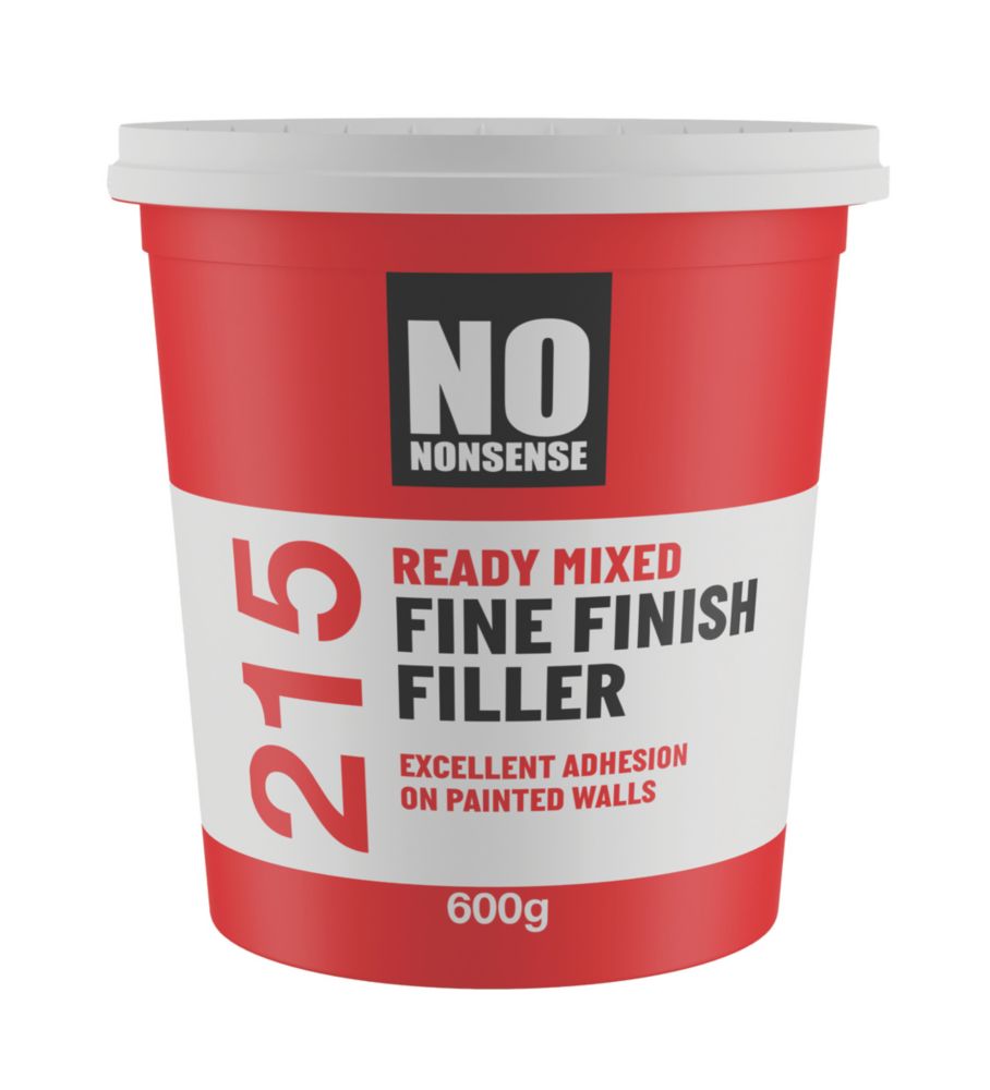 No Nonsense 215 Filler White 0.6kg - Screwfix