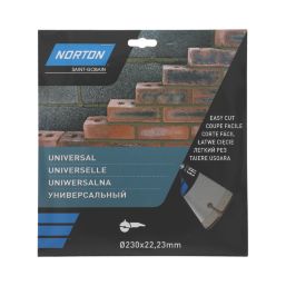 Norton  Multi-Material Segmented Diamond Cutting Blade 230mm x 22.23mm