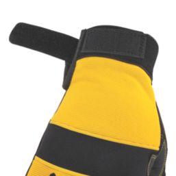 DEWALT Performance Fingerless Fingerless Gloves Black / Yellow Medium