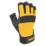 DEWALT Performance Fingerless Fingerless Gloves Black / Yellow Medium