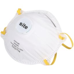 Site  Moulded Valved Masks P2 10 Pack