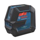 Bosch GLL 2-15 G Green Self-Levelling Cross-Line Laser with Ceiling Clip