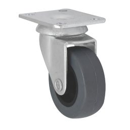 Essentials Heavy Duty TPR Swivel Castor 50mm Grey