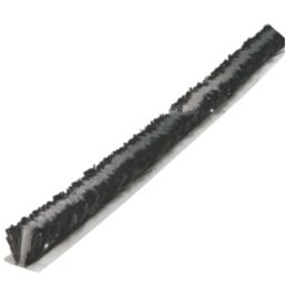 Stormguard Brush Pile Extra Thick Weatherstrip Black/Grey 7m