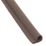 Stormguard  EPDM Rubber P Strip Brown 20m