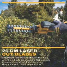 DEWALT  DCMHT520N-XJ 20cm 18V Li-Ion XR Brushless Cordless Compact Hedge Trimmer - Bare