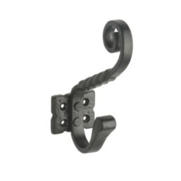 Decohooks Ornate Single Hook Black 140mm
