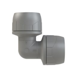 PolyPlumb Enhanced  Plastic Push-Fit Equal 90° Elbow 10mm