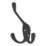 Essentials Tri-Hook Black 100mm