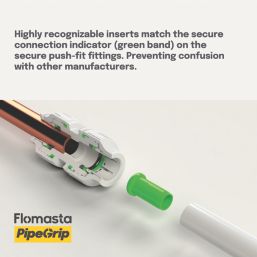 Flomasta STS28M Polybutylene & PEX Push-Fit Pipe Insert 28mm 10 Pack