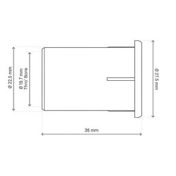 Flomasta STS28M Polybutylene & PEX Push-Fit Pipe Insert 28mm 10 Pack
