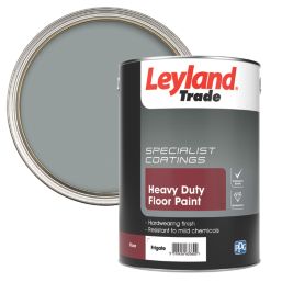 Leyland Trade 5Ltr Frigate Grey Satin Heavy Duty Floor Paint