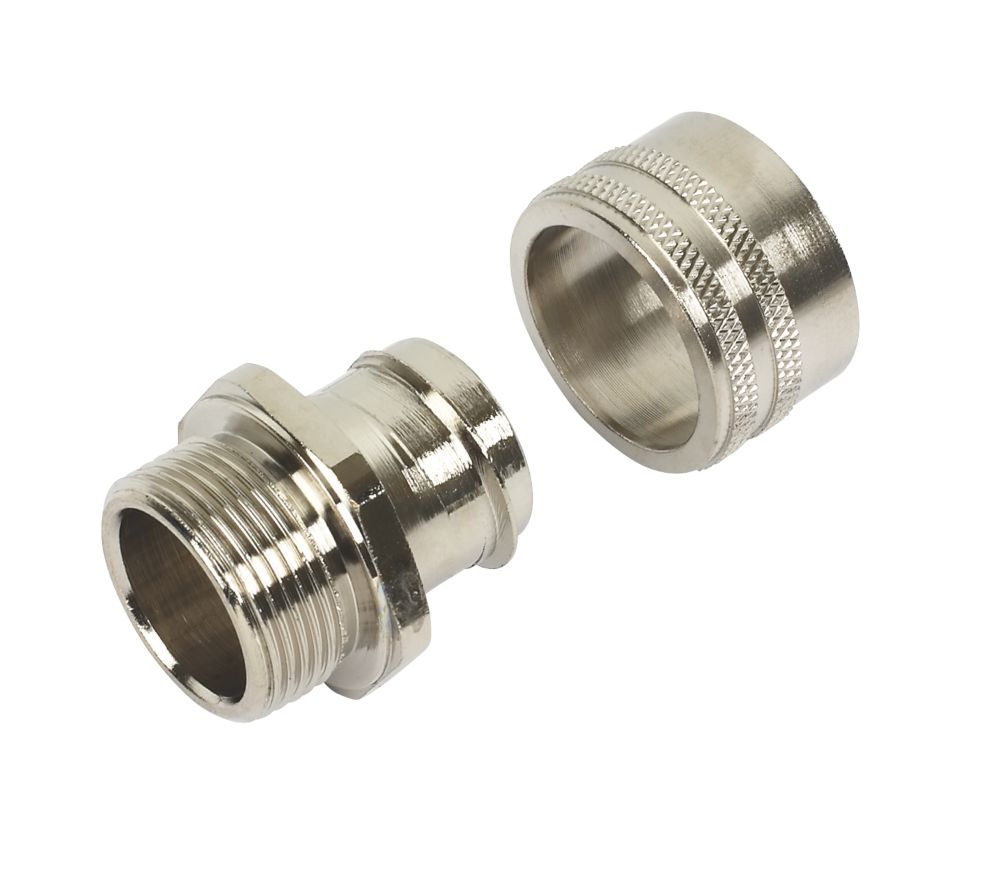 Adaptaflex Type A Straight Fixed External Thread Conduit Fitting M25 x