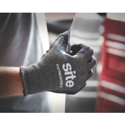 Site Cutmaster Gloves Black Large