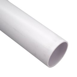 FloPlast Solvent Weld Pipes White 50mm x 3m