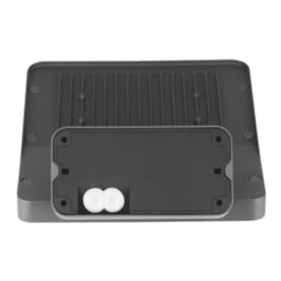 Lutec Atlantis Outdoor LED Anti-Glare Floodlight With PIR Sensor Dark Grey 24W 3200lm