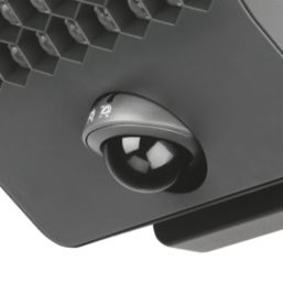 Lutec Atlantis Outdoor LED Anti-Glare Floodlight With PIR Sensor Dark Grey 24W 3200lm