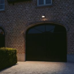 Lutec Atlantis Outdoor LED Anti-Glare Floodlight With PIR Sensor Dark Grey 24W 3200lm