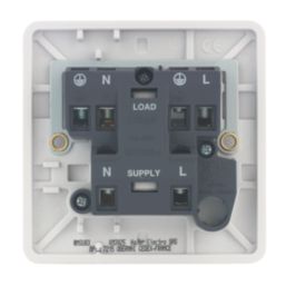 Hager Sollysta WMSU83 13A Unswitched Fused Spur  White with White Inserts