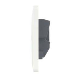 Hager Sollysta WMSU83 13A Unswitched Fused Spur  White with White Inserts