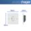 Hager Sollysta WMSU83 13A Unswitched Fused Spur  White with White Inserts