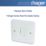 Hager Sollysta WMSU83 13A Unswitched Fused Spur  White with White Inserts